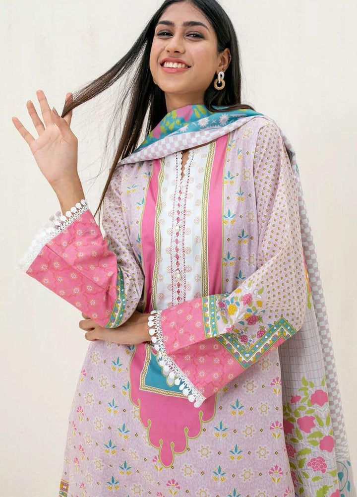 Zellbury Printed Cambric Suits Unstitched 3 Piece ZL21CB WUC21X30030 - Winter Collection