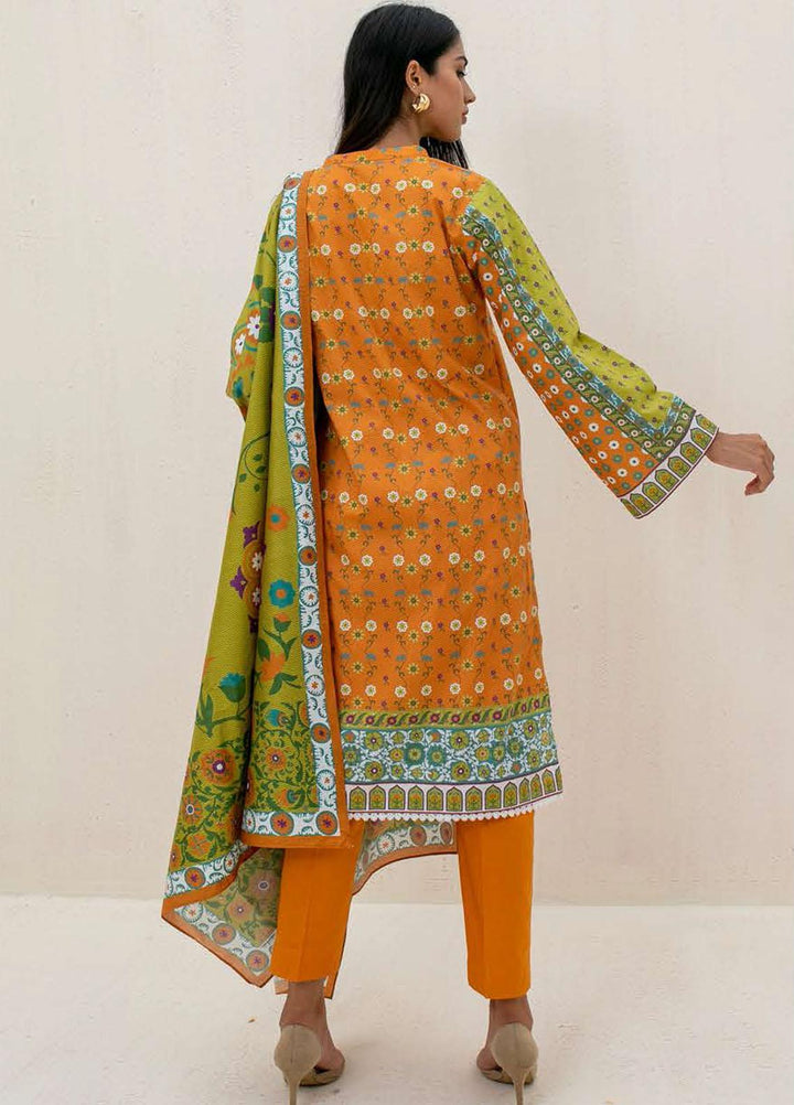 Zellbury Printed Cambric Suits Unstitched 3 Piece ZL21CB WUC21X30022 - Winter Collection