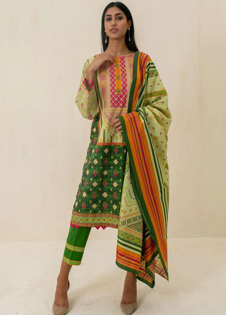 Zellbury Printed Cambric Suits Unstitched 3 Piece ZL21CB WUC21X30026 - Winter Collection