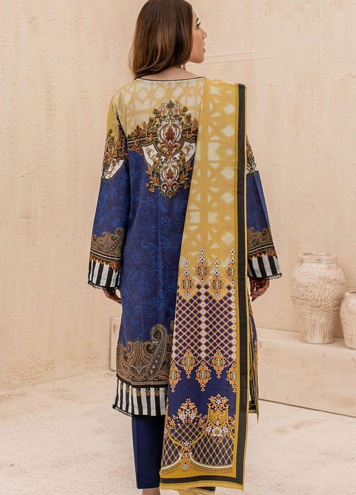 Zellbury Printed Cambric Suits Unstitched 3 Piece ZL21CB WUC21X30036 - Winter Collection