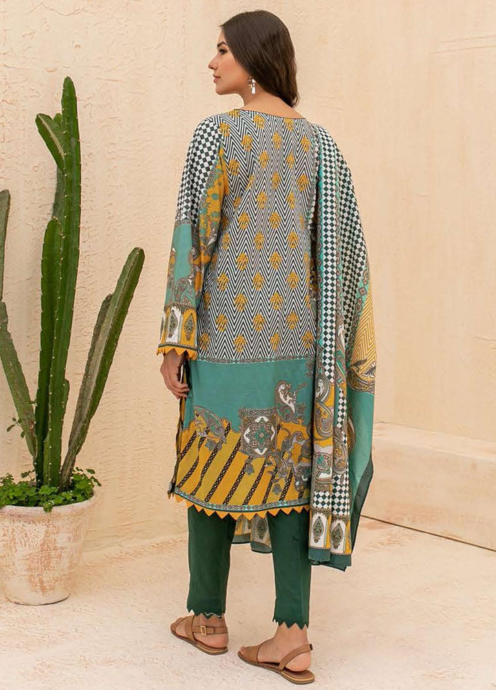 Zellbury Embroidered Cambric Suits Unstitched 3 Piece ZL21CB WUC21E30057 - Winter Collection