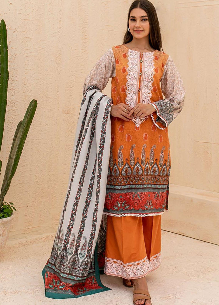 Zellbury Embroidered Cambric Suits Unstitched 3 Piece ZL21CB WUC21E30059 - Winter Collection