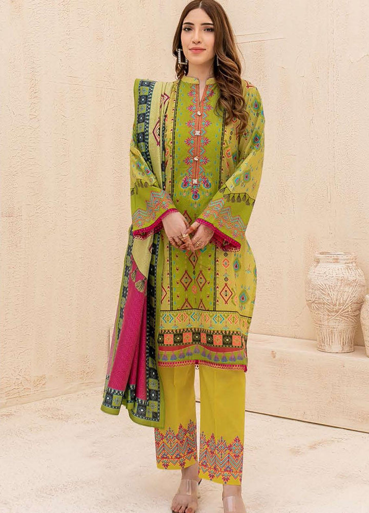 Zellbury Embroidered Cambric Suits Unstitched 3 Piece ZL21CB WUC21E30063 - Winter Collection
