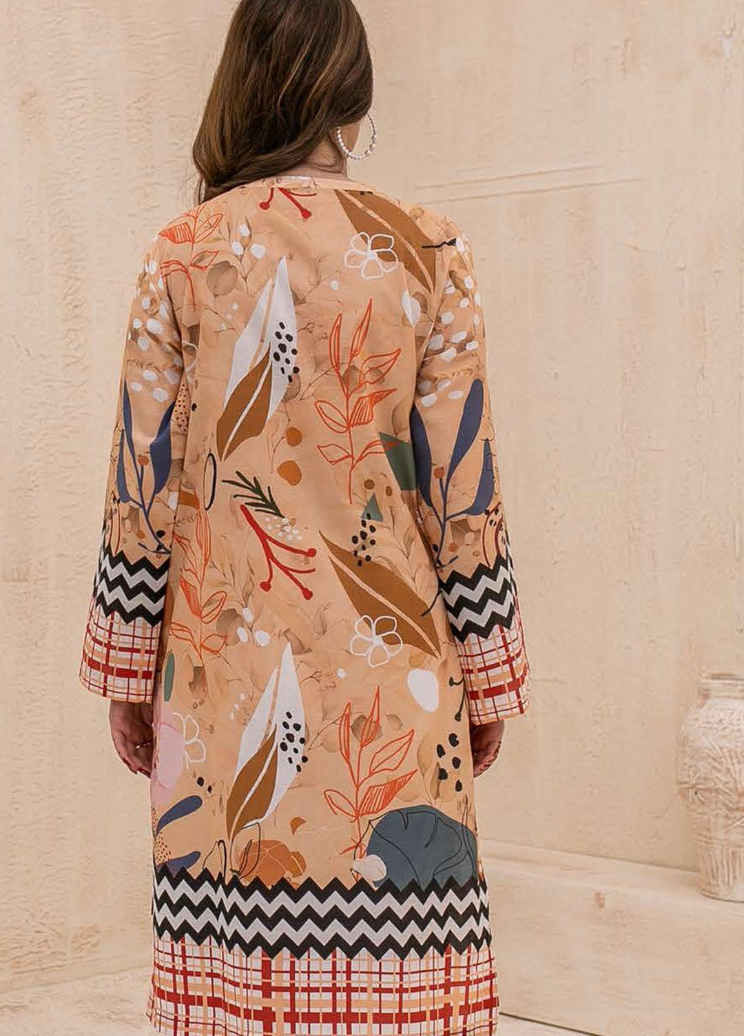 Zellbury Printed Cambric  Unstitched Shirt ZL21CB WUC21X10005 - Winter Collection