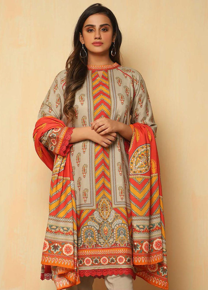 Zellbury Printed Viscose Suits Unstitched 2 Piece ZL21CB WUC21X20040 - Winter Collection