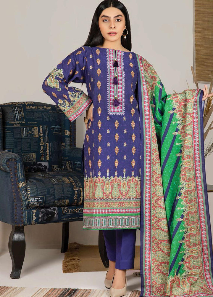 Zellbury Printed Viscose Suits Unstitched 2 Piece ZL21CB WUC21X20046 - Winter Collection