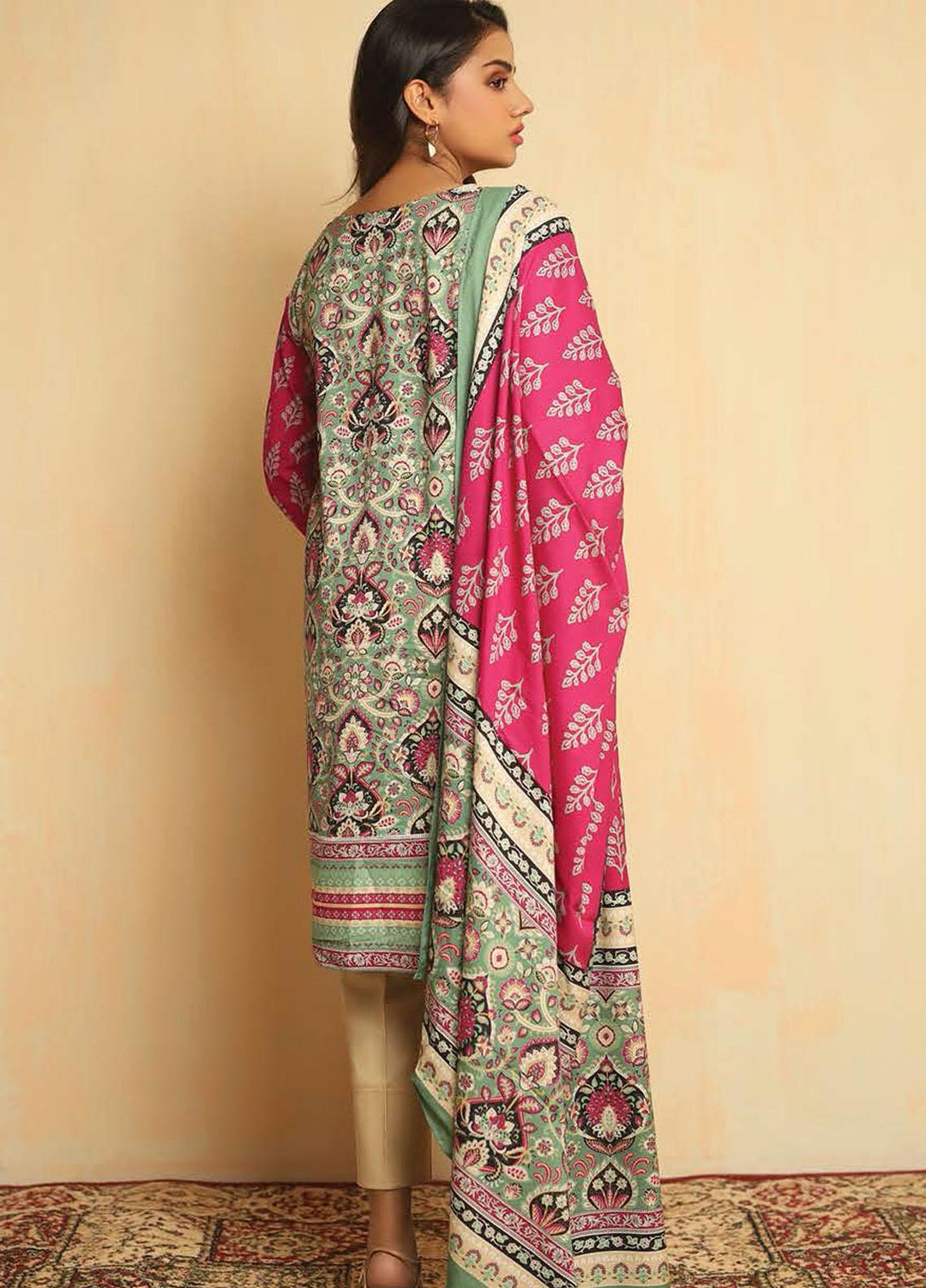 Zellbury Printed Viscose Suits Unstitched 2 Piece ZL21CB WUC21X20049 - Winter Collection