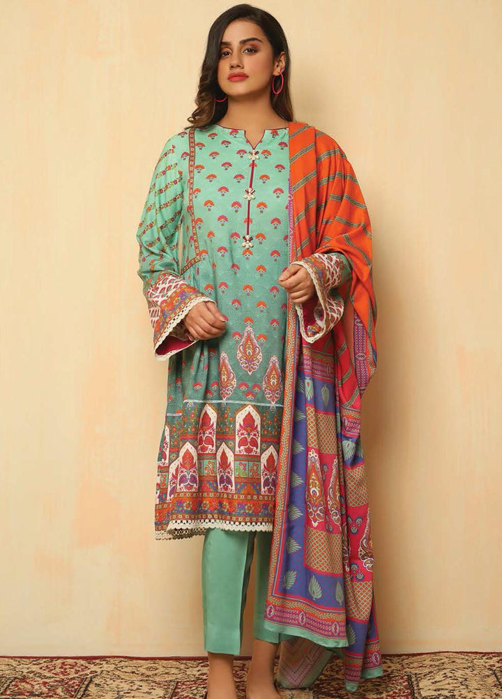 Zellbury Printed Viscose Suits Unstitched 2 Piece ZL21CB WUC21X20050 - Winter Collection