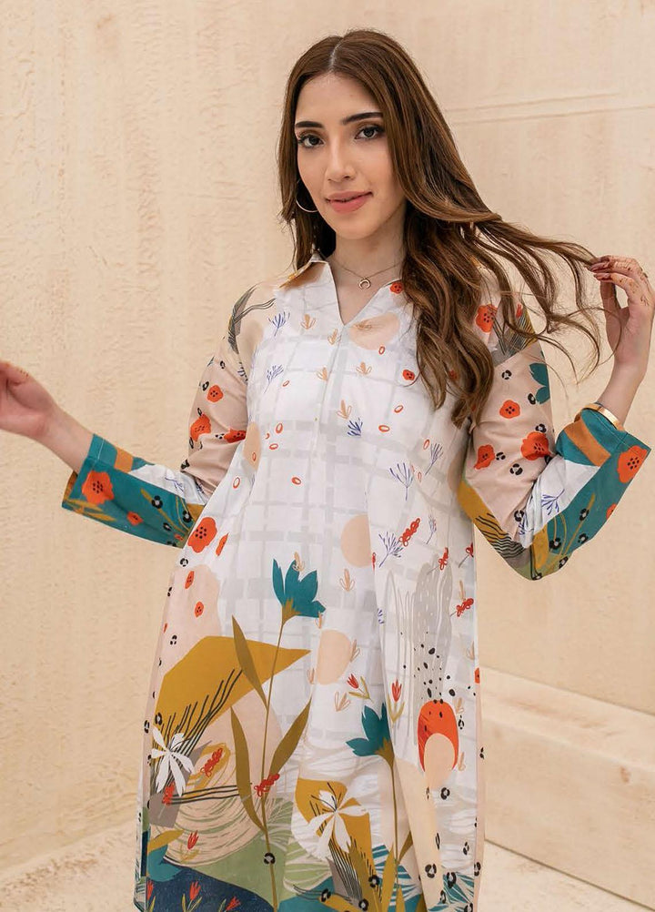 Zellbury Printed Cambric  Unstitched Shirt ZL21CB WUC21X10006 - Winter Collection