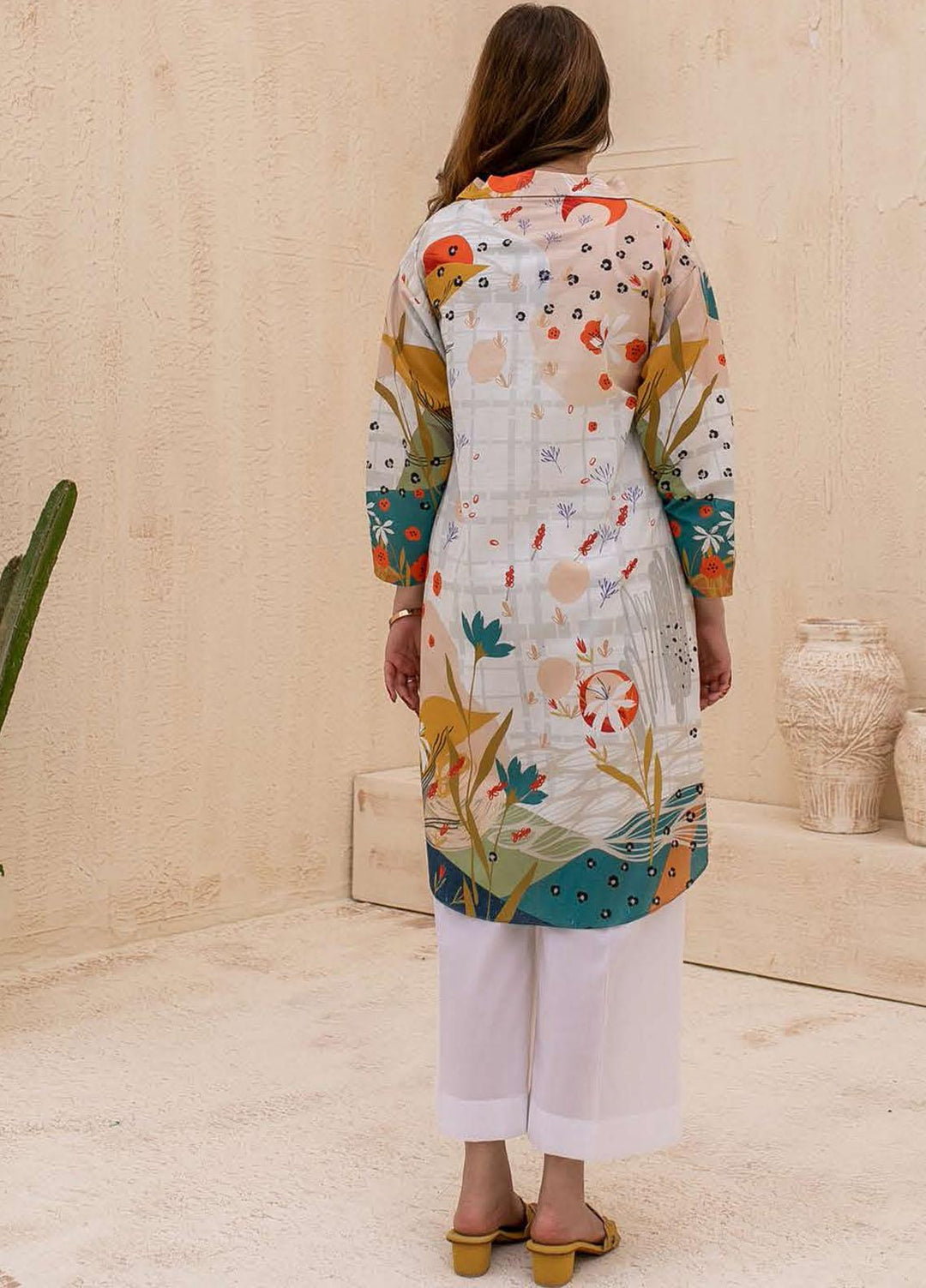 Zellbury Printed Cambric  Unstitched Shirt ZL21CB WUC21X10006 - Winter Collection