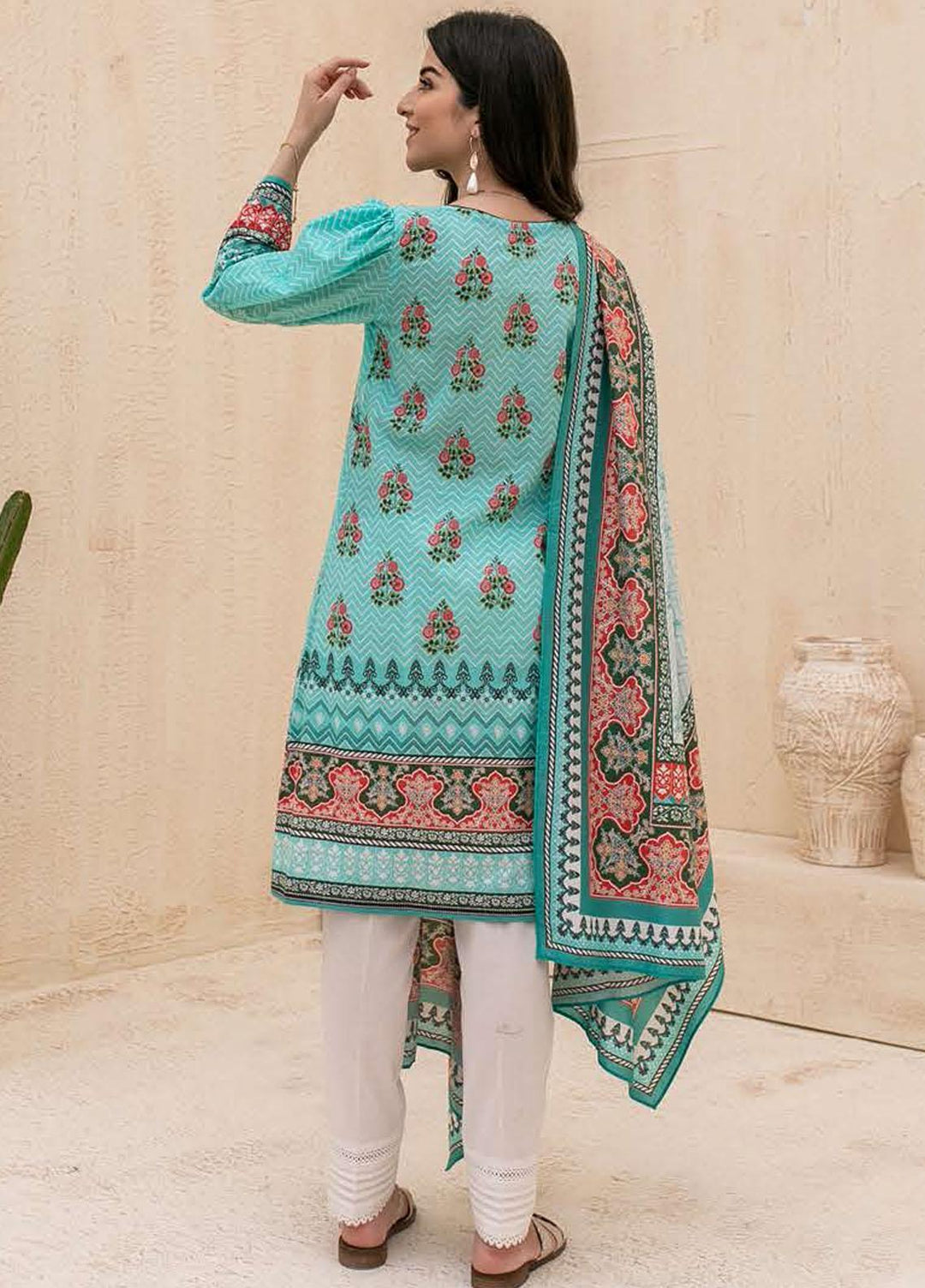 Zellbury Printed Cambric Suits Unstitched 2 Piece ZL21CB WUC21X20011 - Winter Collection