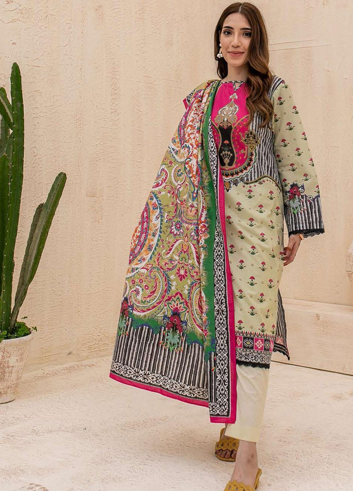 Zellbury Printed Cambric Suits Unstitched 2 Piece ZL21CB WUC21X20012 - Winter Collection