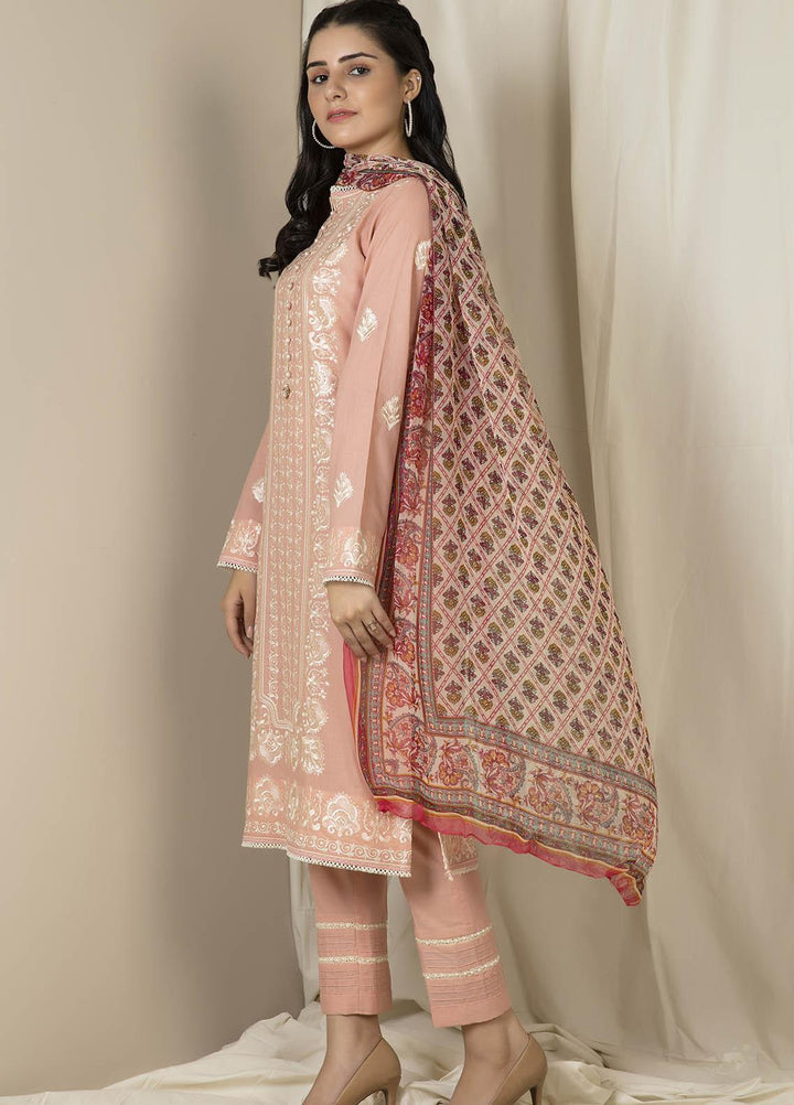 Zellbury Embroidered Lawn Suits Unstitched 3 Piece ZB21EL 878 - Summer Collection