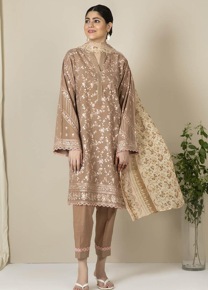 Zellbury Embroidered Lawn Suits Unstitched 3 Piece ZB21EL 879 - Summer Collection