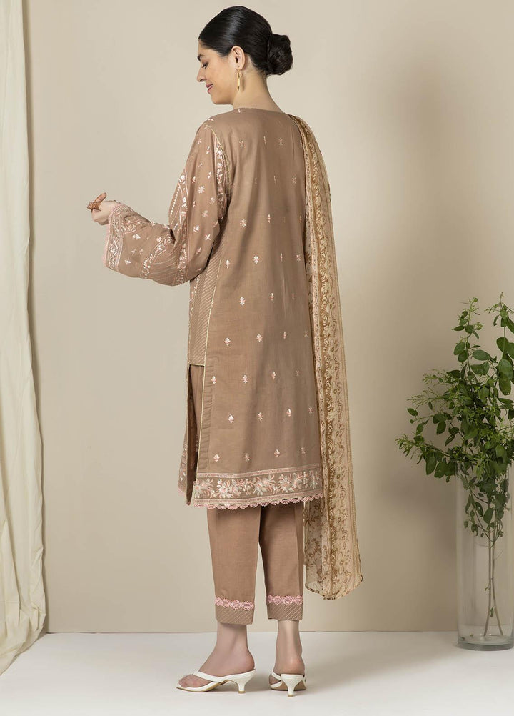 Zellbury Embroidered Lawn Suits Unstitched 3 Piece ZB21EL 879 - Summer Collection