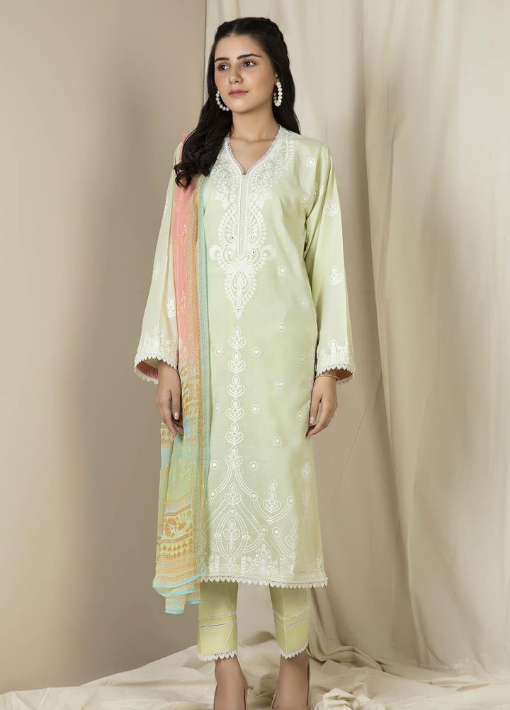 Zellbury Embroidered Lawn Suits Unstitched 3 Piece ZB21EL 880 - Summer Collection