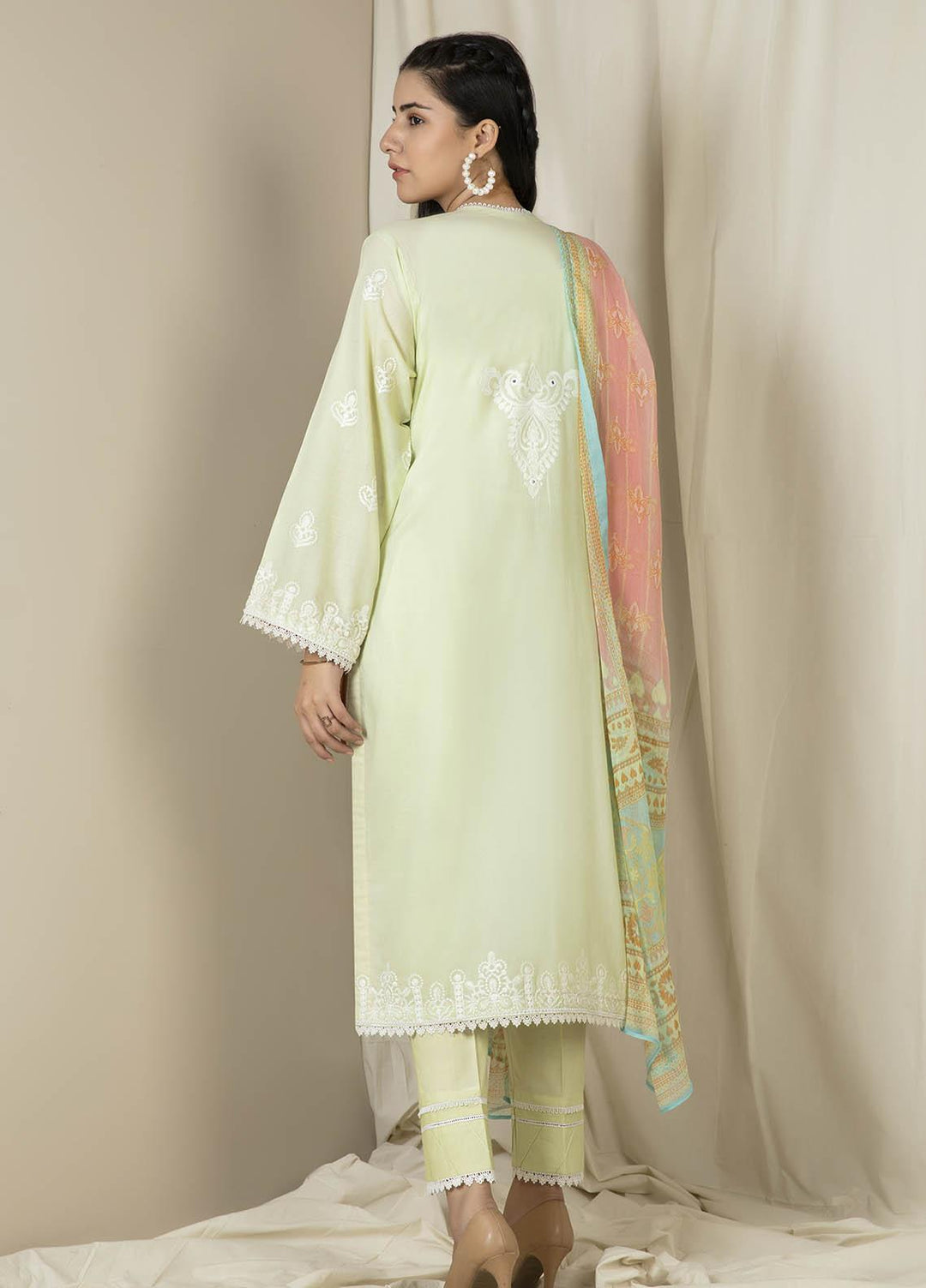 Zellbury Embroidered Lawn Suits Unstitched 3 Piece ZB21EL 880 - Summer Collection