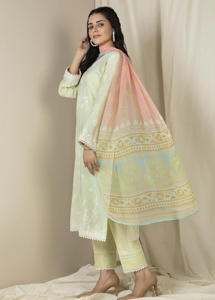 Zellbury Embroidered Lawn Suits Unstitched 3 Piece ZB21EL 880 - Summer Collection