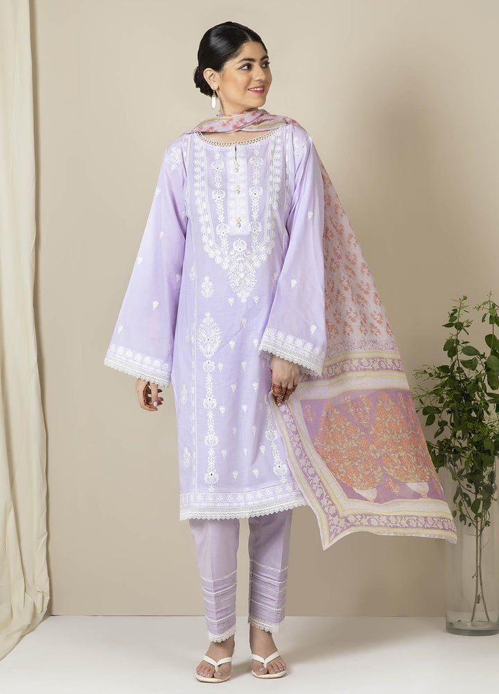 Zellbury Embroidered Lawn Suits Unstitched 3 Piece ZB21EL 883 - Summer Collection