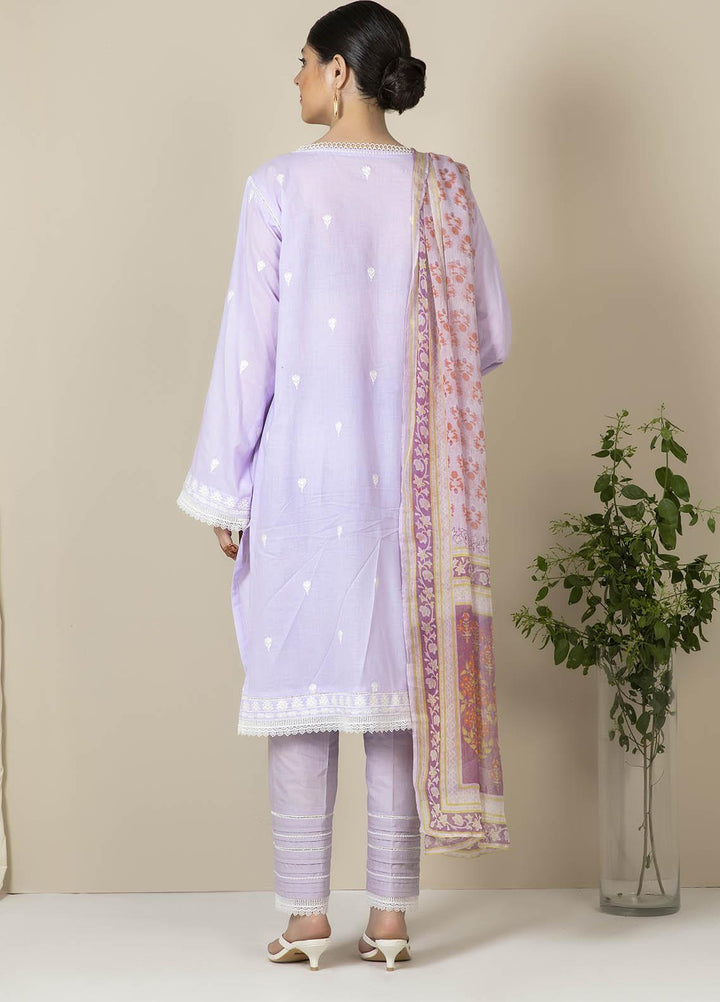 Zellbury Embroidered Lawn Suits Unstitched 3 Piece ZB21EL 883 - Summer Collection