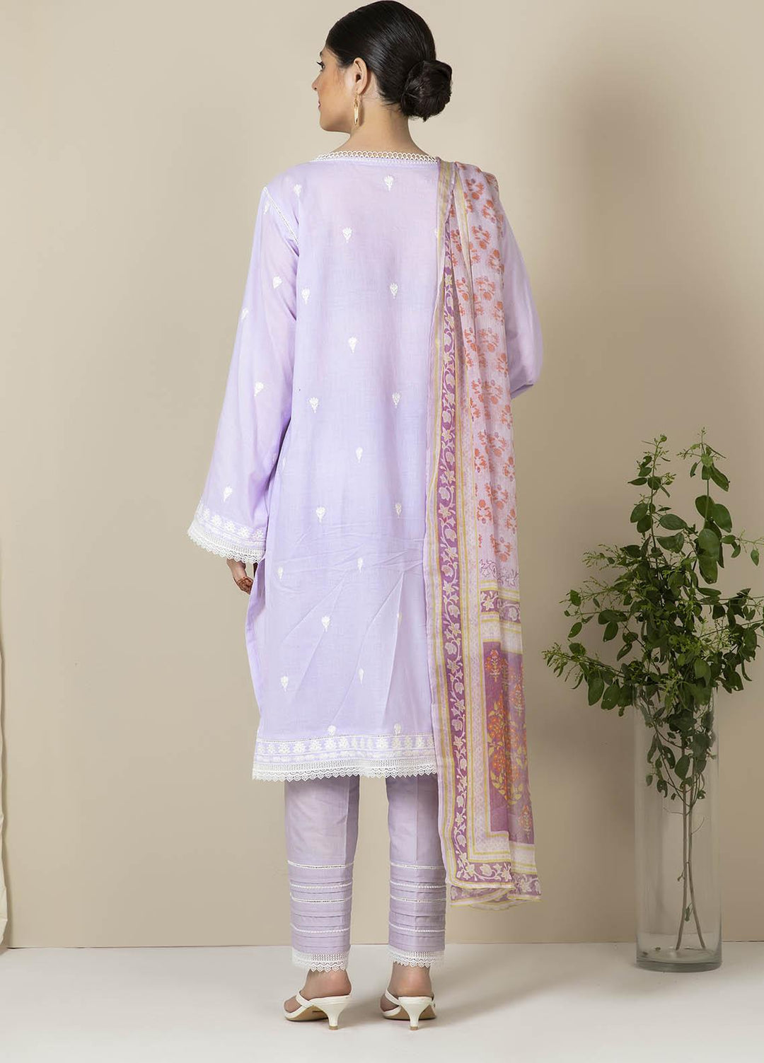 Zellbury Embroidered Lawn Suits Unstitched 3 Piece ZB21EL 883 - Summer Collection