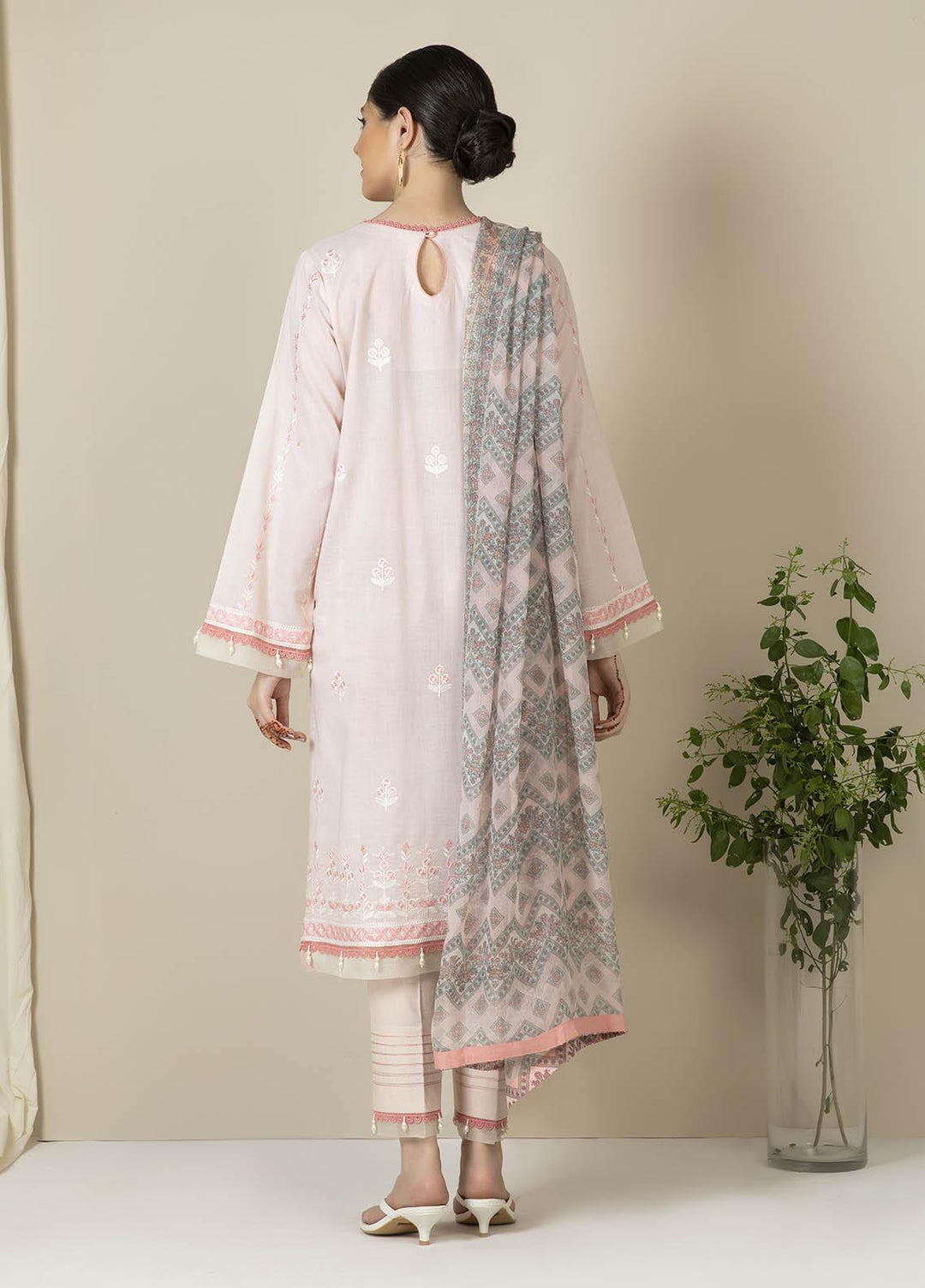 Zellbury Embroidered Lawn Suits Unstitched 3 Piece ZB21EL 886 - Summer Collection