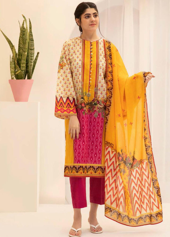 Zellbury Printed Lawn Suits Unstitched 2 Piece ZB21L-2 Wusc 730 - Summer Collection