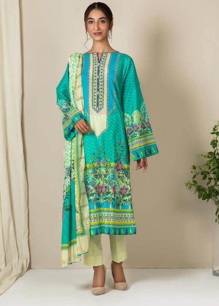 Zellbury Printed Lawn Suits Unstitched 2 Piece ZB21L-2 Wusc 733 - Summer Collection