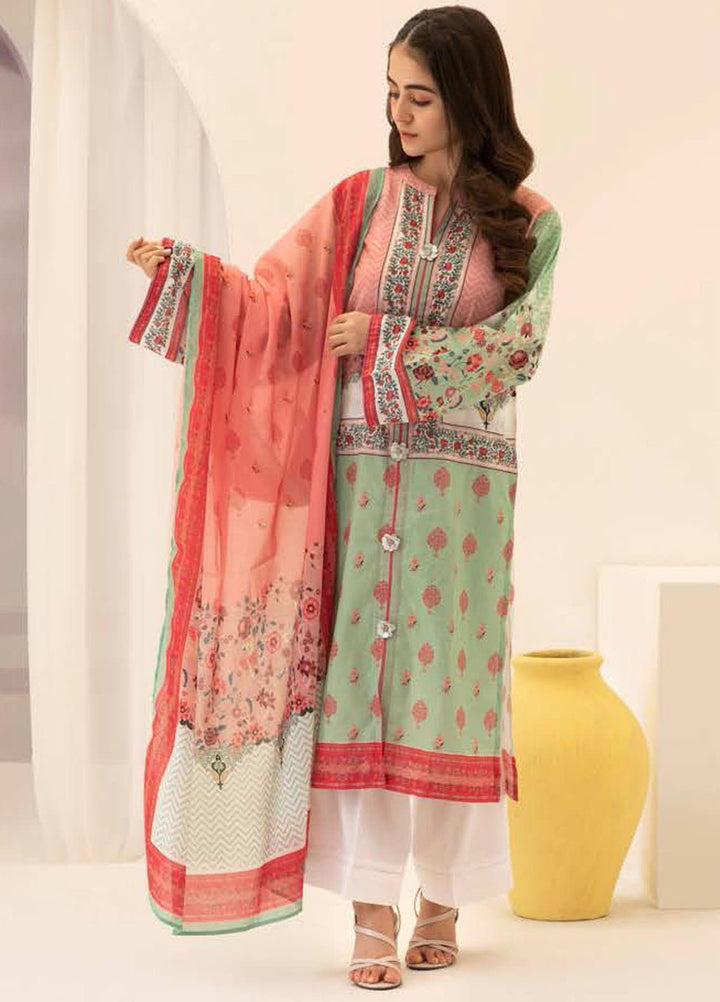 Zellbury Printed Lawn Suits Unstitched 2 Piece ZB21L-2 Wusc 744 - Summer Collection