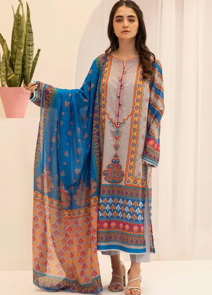 Zellbury Printed Lawn Suits Unstitched 3 Piece ZB21L-2 Wusc 760 - Summer Collection