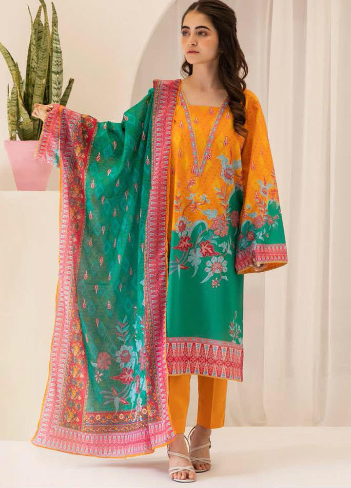 Zellbury Printed Lawn Suits Unstitched 3 Piece ZB21L-2 Wusc 770 - Summer Collection