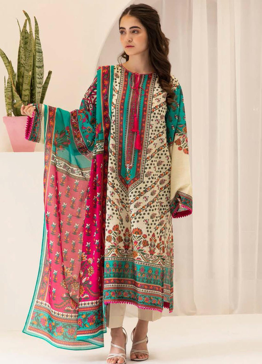 Zellbury Printed Lawn Suits Unstitched 3 Piece ZB21L-2 Wusc 788 - Summer Collection