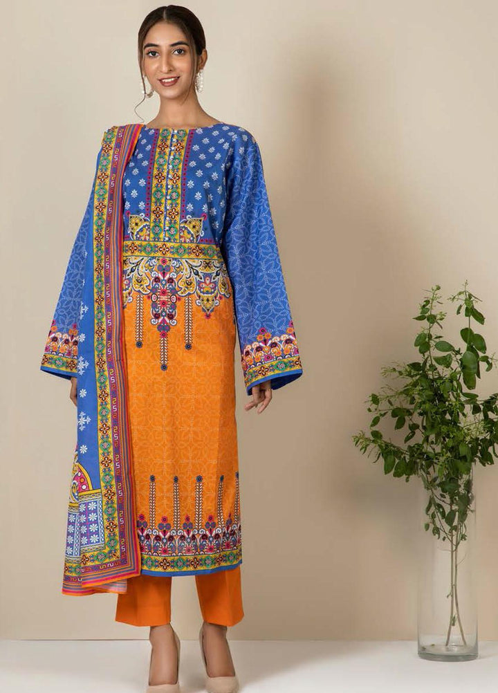 Zellbury Printed Lawn Suits Unstitched 3 Piece ZB21L-2 Wusc 832 - Summer Collection