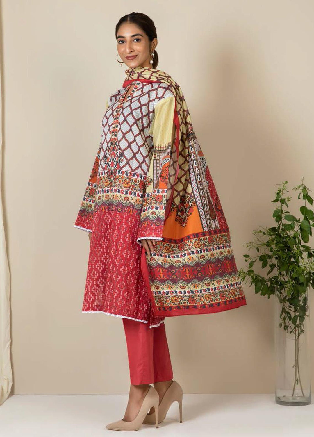 Zellbury Printed Lawn Suits Unstitched 3 Piece ZB21L-2 Wusc 836 - Summer Collection