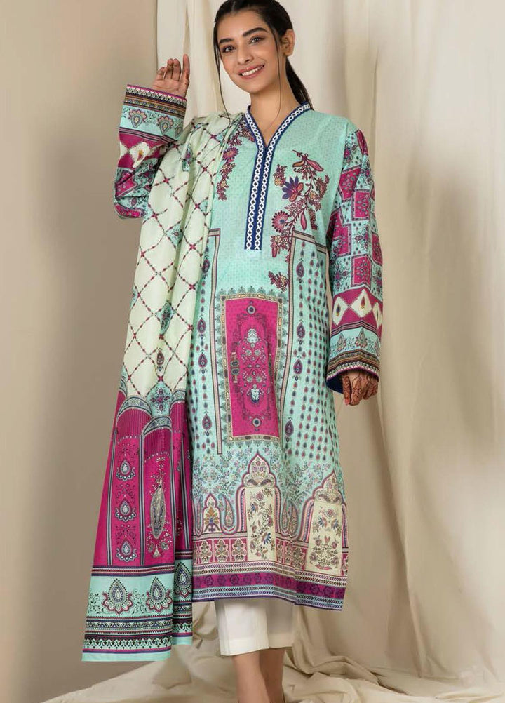 Zellbury Printed Lawn Suits Unstitched 3 Piece ZB21L-2 Wusc 848 - Summer Collection