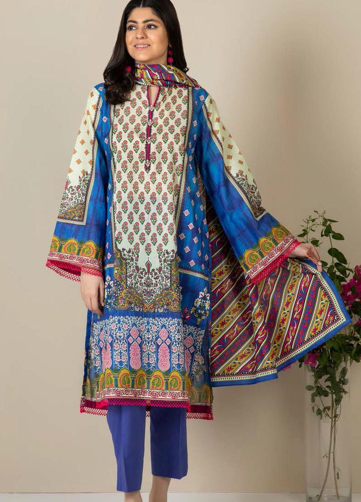 Zellbury Printed Lawn Suits Unstitched 3 Piece ZB21L-2 Wusc 851 - Summer Collection