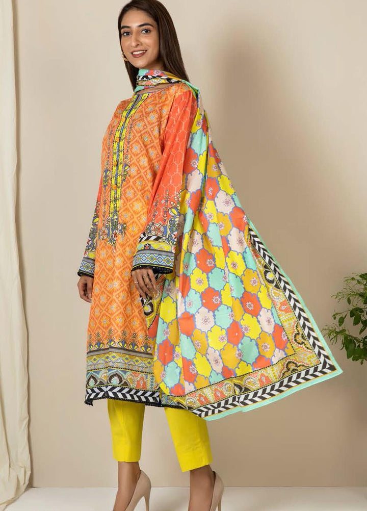 Zellbury Printed Lawn Suits Unstitched 3 Piece ZB21L-2 Wusc 855 - Summer Collection
