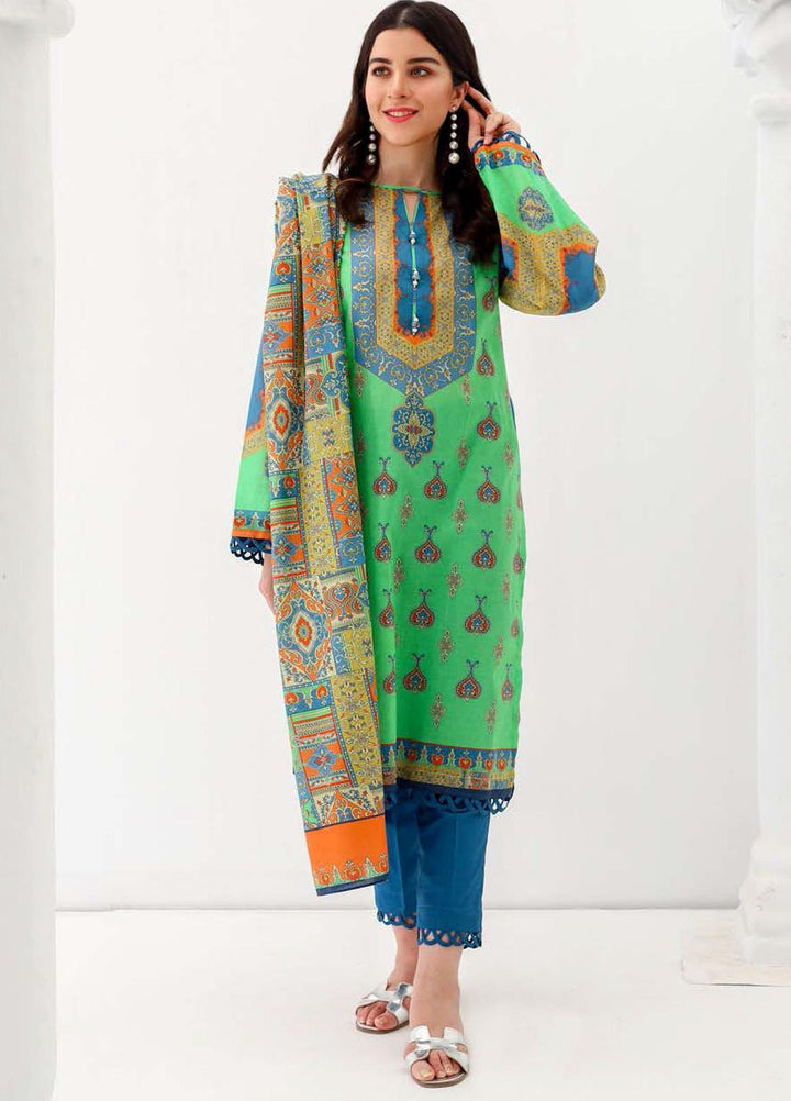 Zellbury Printed Lawn Suits Unstitched 2 Piece ZB21L-2 Wusc 909 - Summer Collection