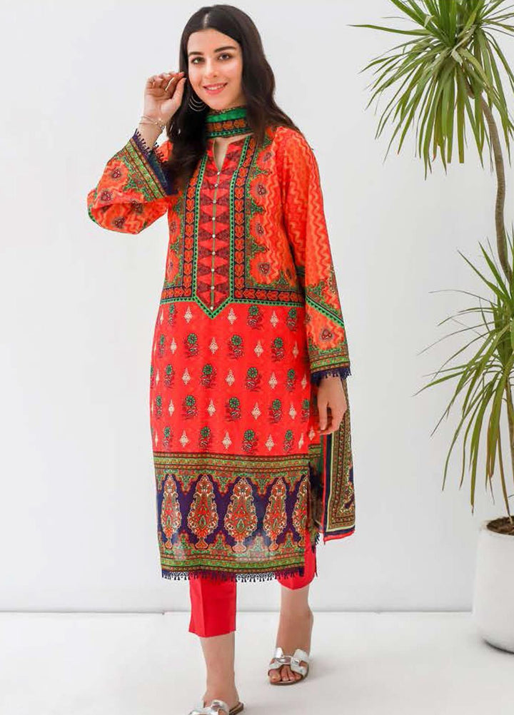 Zellbury Printed Lawn Suits Unstitched 3 Piece ZB21L-2 Wusc 923 - Summer Collection