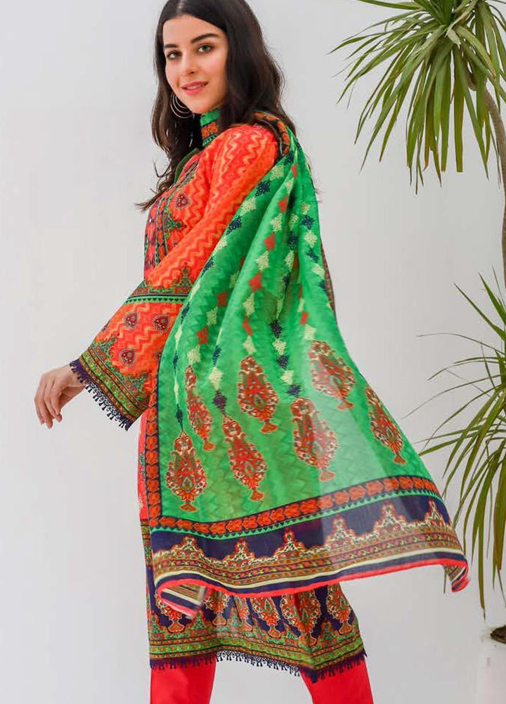 Zellbury Printed Lawn Suits Unstitched 3 Piece ZB21L-2 Wusc 923 - Summer Collection