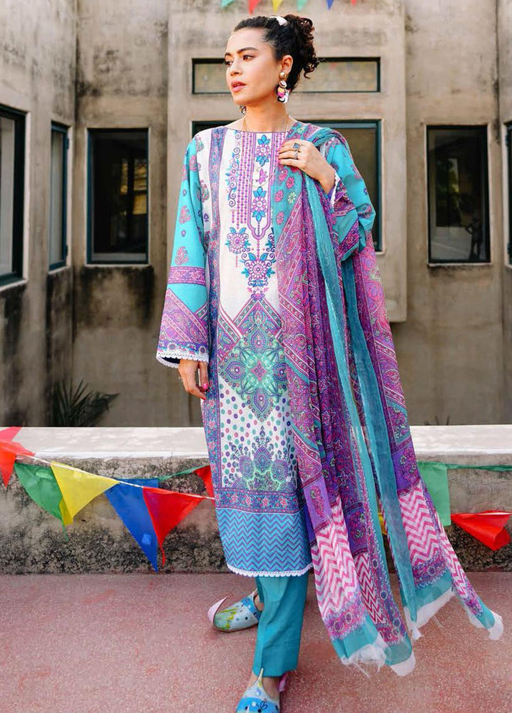 Zellbury Embroidered Lawn Suits Unstitched 2 Piece ZB21L-2 Wusce 823 - Summer Collection