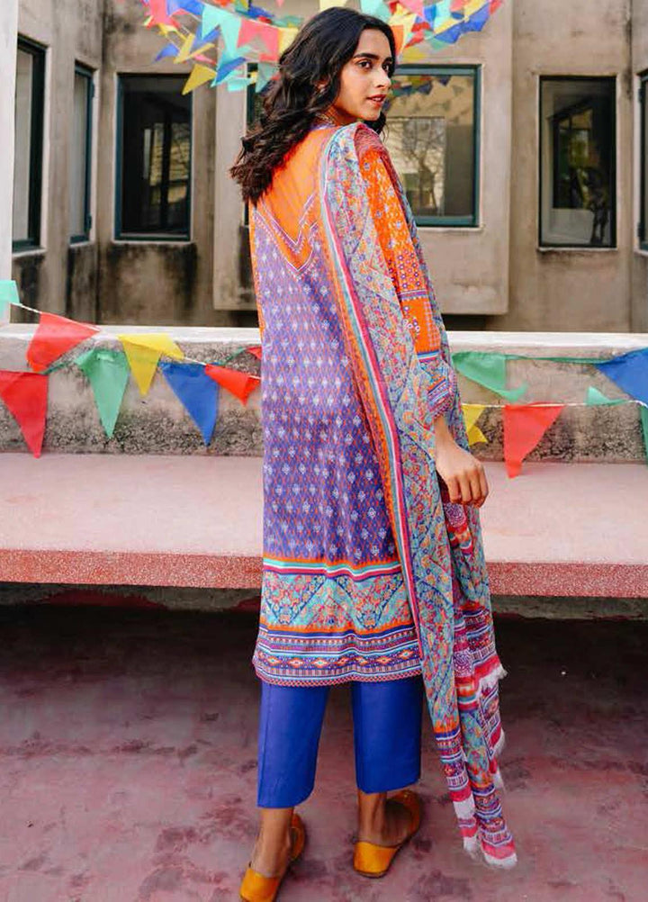 Zellbury Embroidered Lawn Suits Unstitched 2 Piece ZB21L-2 Wusce 828 - Summer Collection