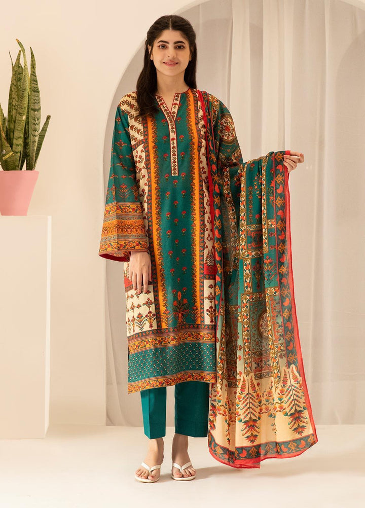 Zellbury Printed Lawn Suits Unstitched 2 Piece ZL21UL ZW-734 - Summer Collection