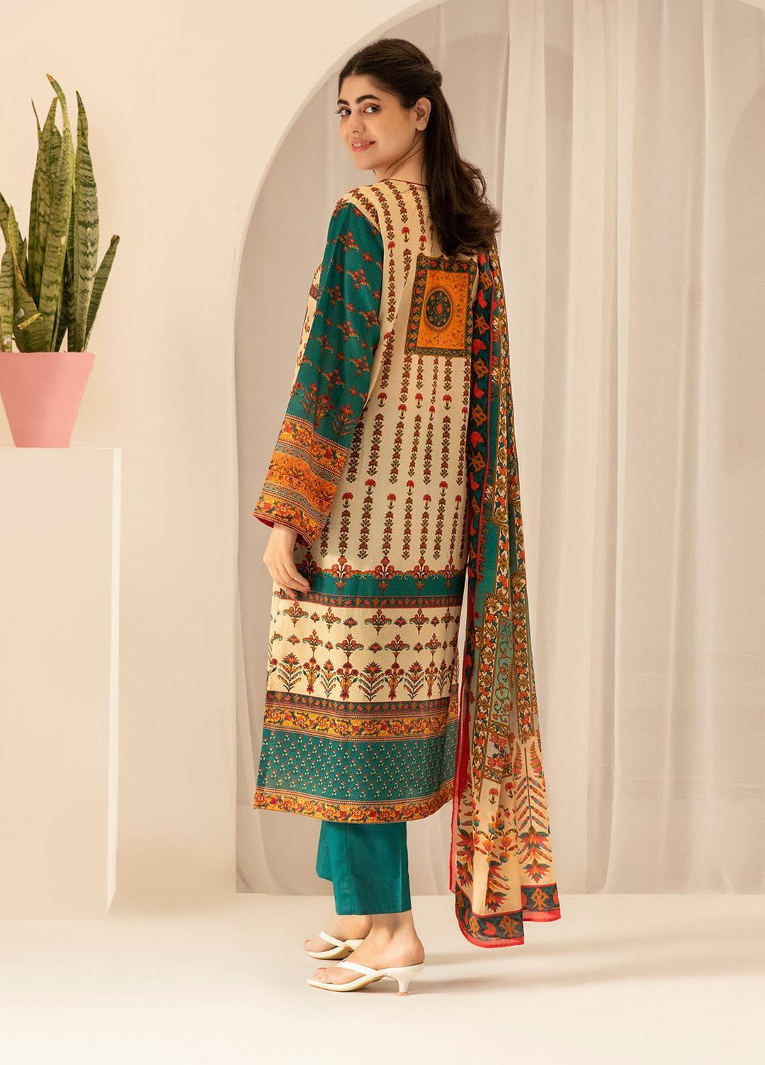Zellbury Printed Lawn Suits Unstitched 2 Piece ZL21UL ZW-734 - Summer Collection