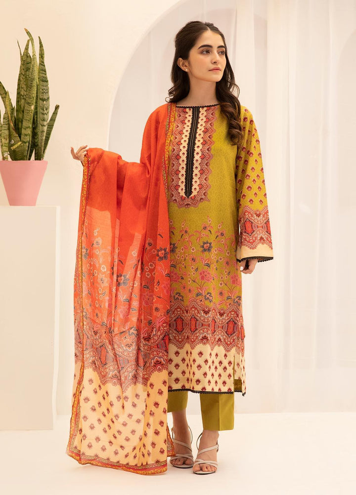 Zellbury Printed Lawn Suits Unstitched 2 Piece ZL21UL ZW-736 - Summer Collection