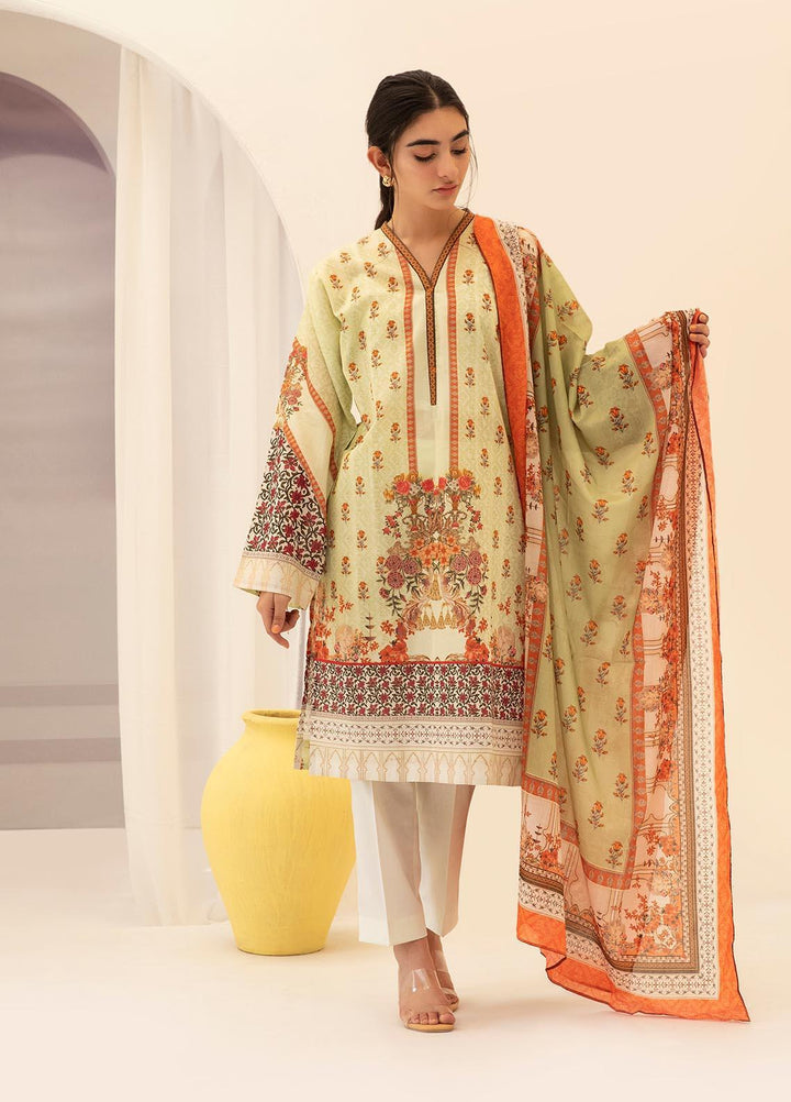 Zellbury Printed Lawn Suits Unstitched 2 Piece ZL21UL ZW-737 - Summer Collection