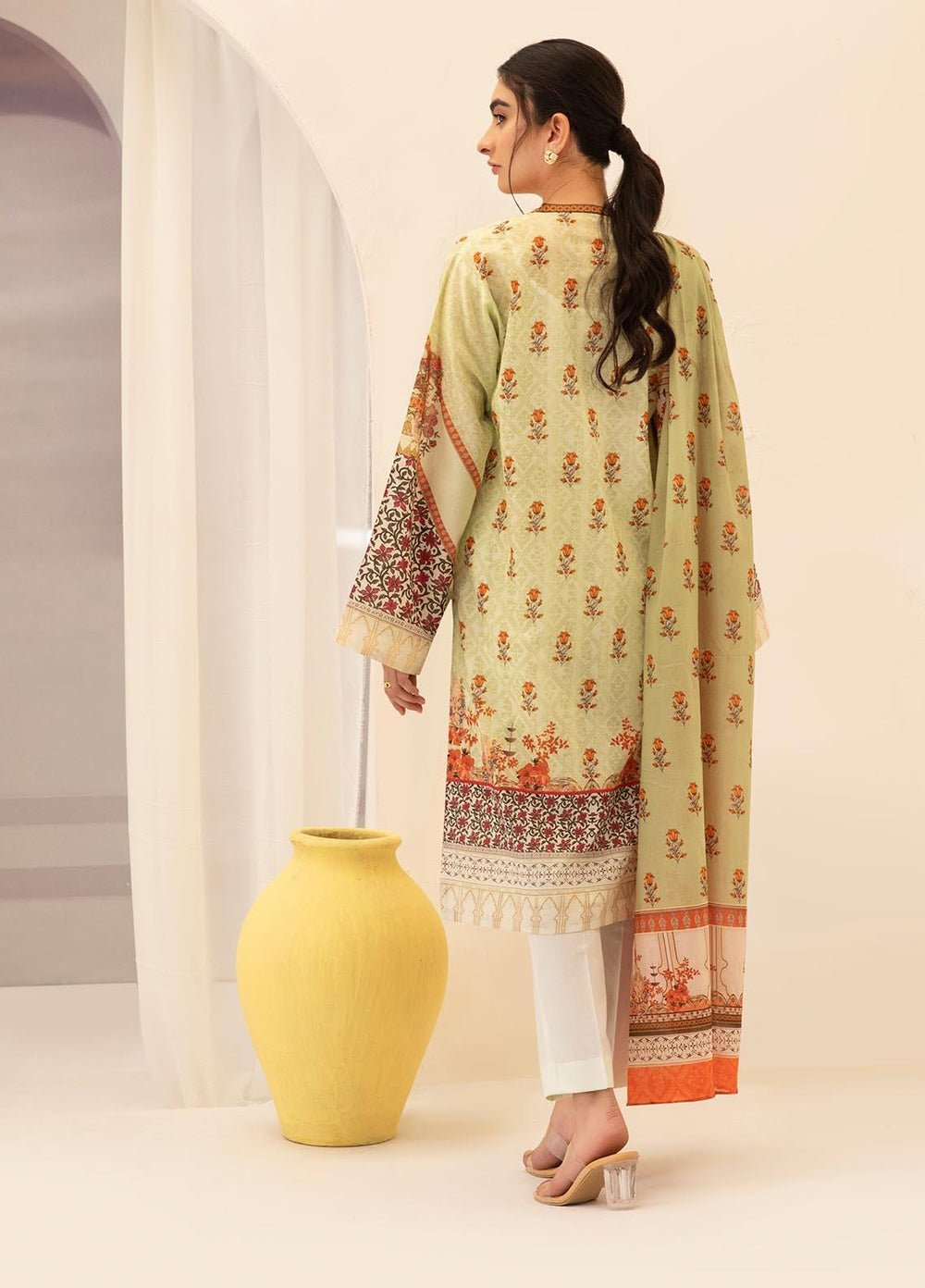 Zellbury Printed Lawn Suits Unstitched 2 Piece ZL21UL ZW-737 - Summer Collection