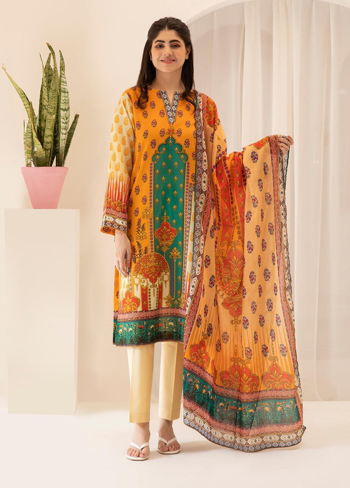 Zellbury Printed Lawn Suits Unstitched 2 Piece ZL21UL ZW-740 - Summer Collection