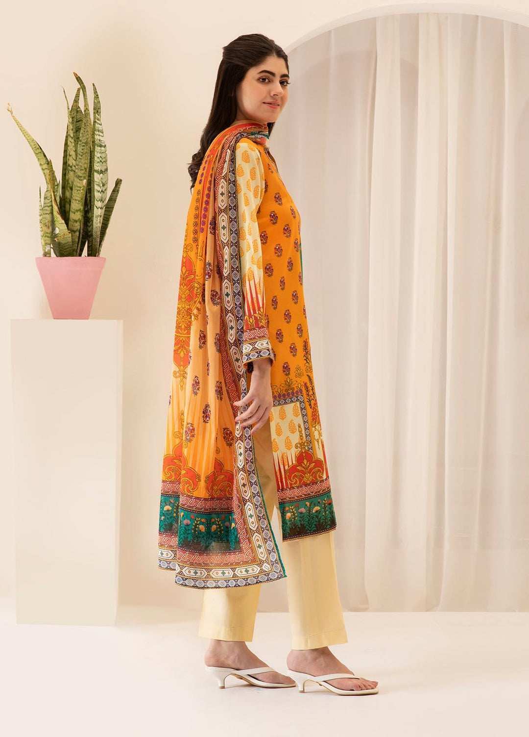 Zellbury Printed Lawn Suits Unstitched 2 Piece ZL21UL ZW-740 - Summer Collection