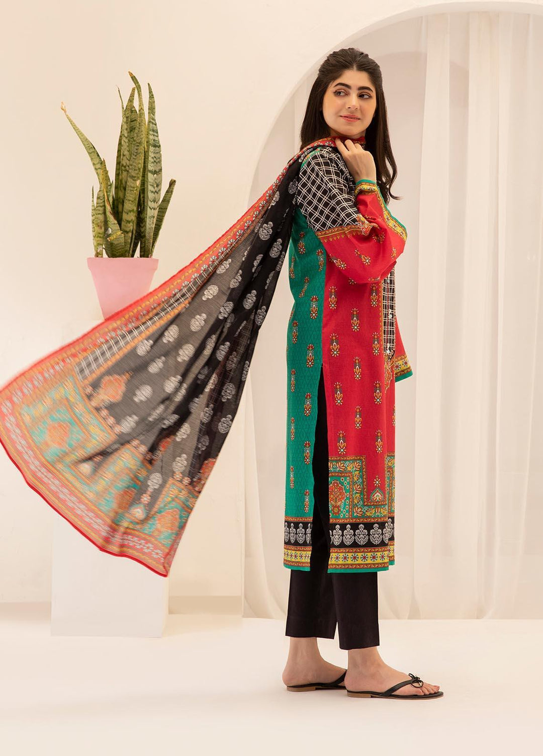 Zellbury Printed Lawn Suits Unstitched 2 Piece ZL21UL ZW-741 - Summer Collection